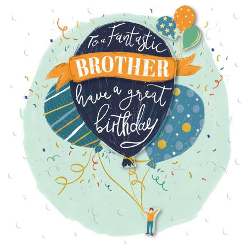 Picture of FANTASTIC BROTHER BIRTHDAY CARD